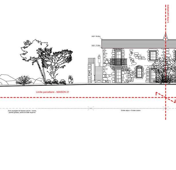 Plan façade Maison 21