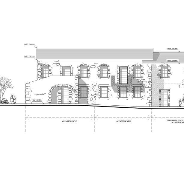 Plan façade Maison 9