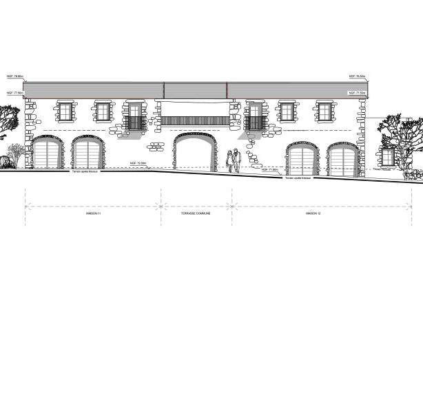 Plan de façade maison 12